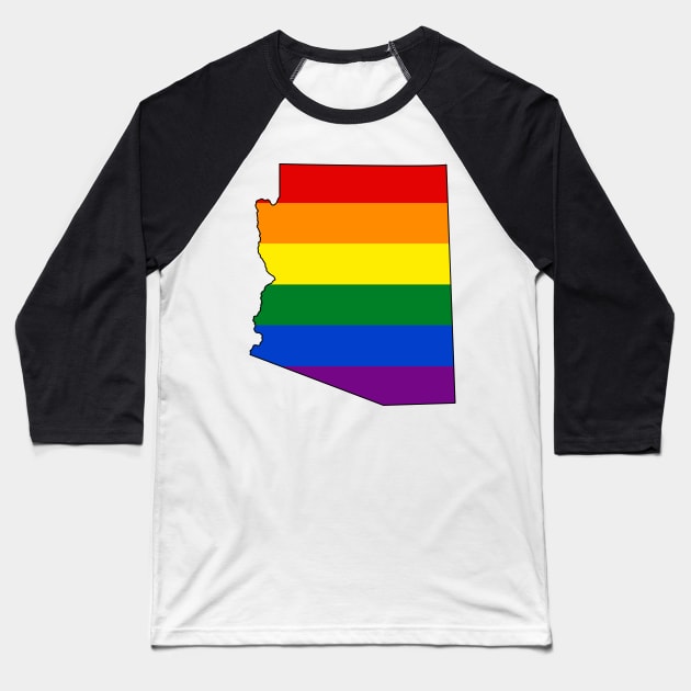 Arizona Pride! Baseball T-Shirt by somekindofguru